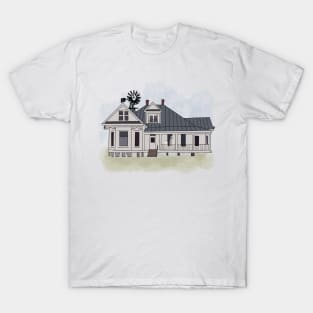 Haunted Horror Movie Home T-Shirt